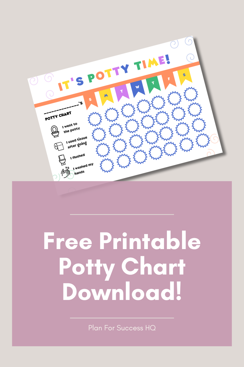 Free Printable Potty Chart