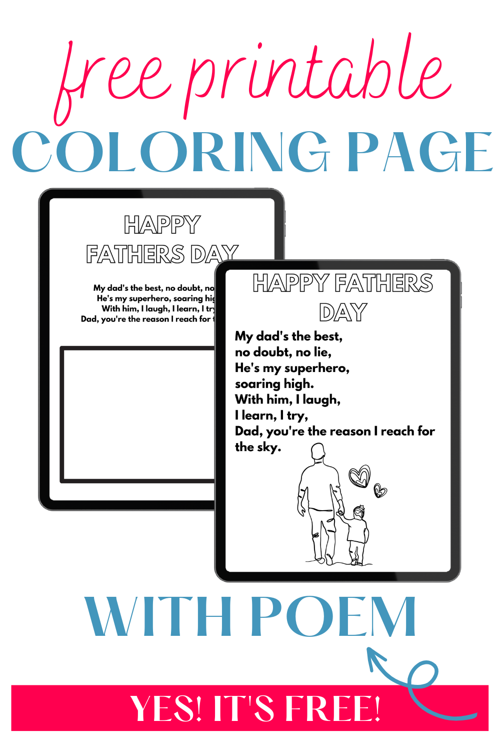 Free Printable Fathers Day Poem - Plan For Success HQ