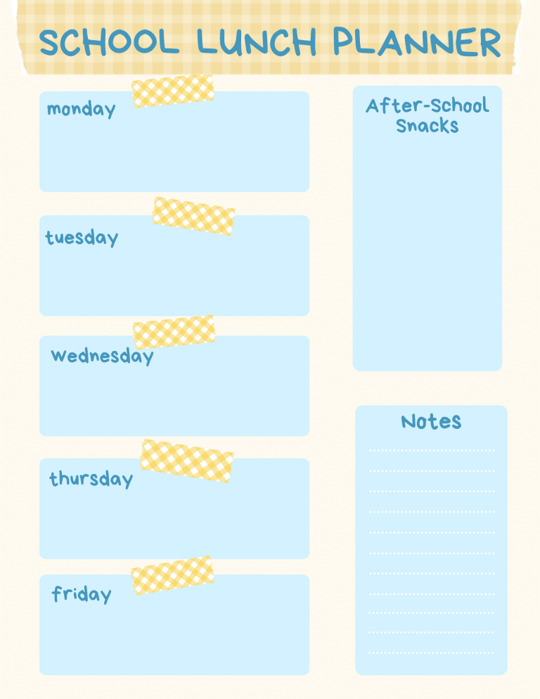 blue-yellow-school-lunch-planner