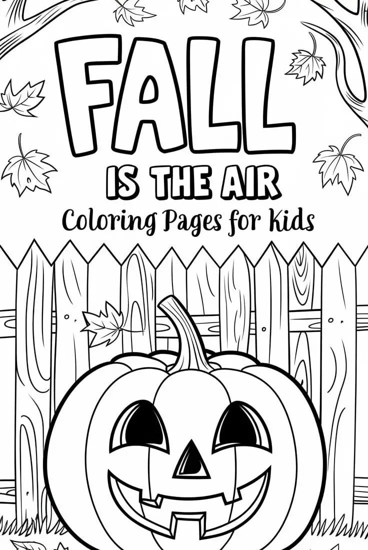 Delightful Autumn Coloring Pages for Kids