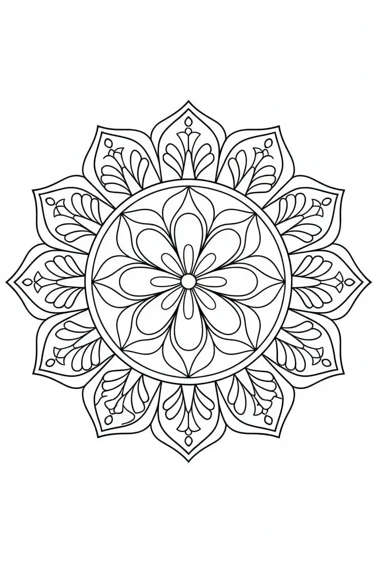 Celebrate Spring with Mandala Coloring Pages