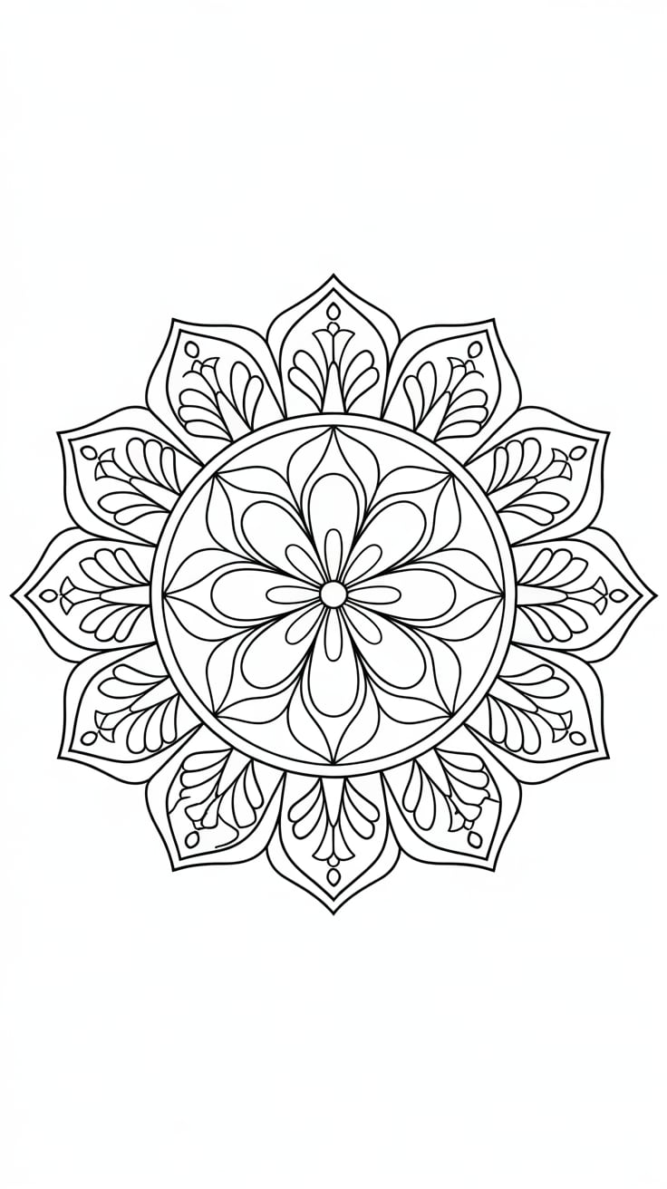 Celebrate Spring with Mandala Coloring Pages